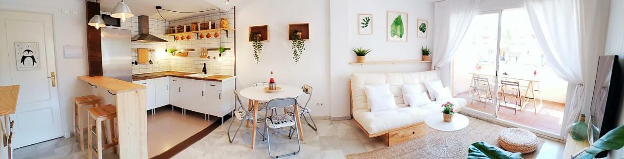 Roquetas Beach House Apartamento Fresco Con Piscina Roquetas de Mar Bagian luar foto