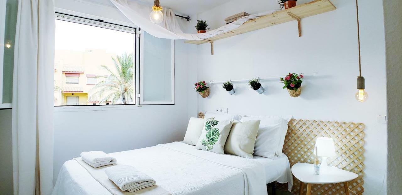 Roquetas Beach House Apartamento Fresco Con Piscina Roquetas de Mar Bagian luar foto