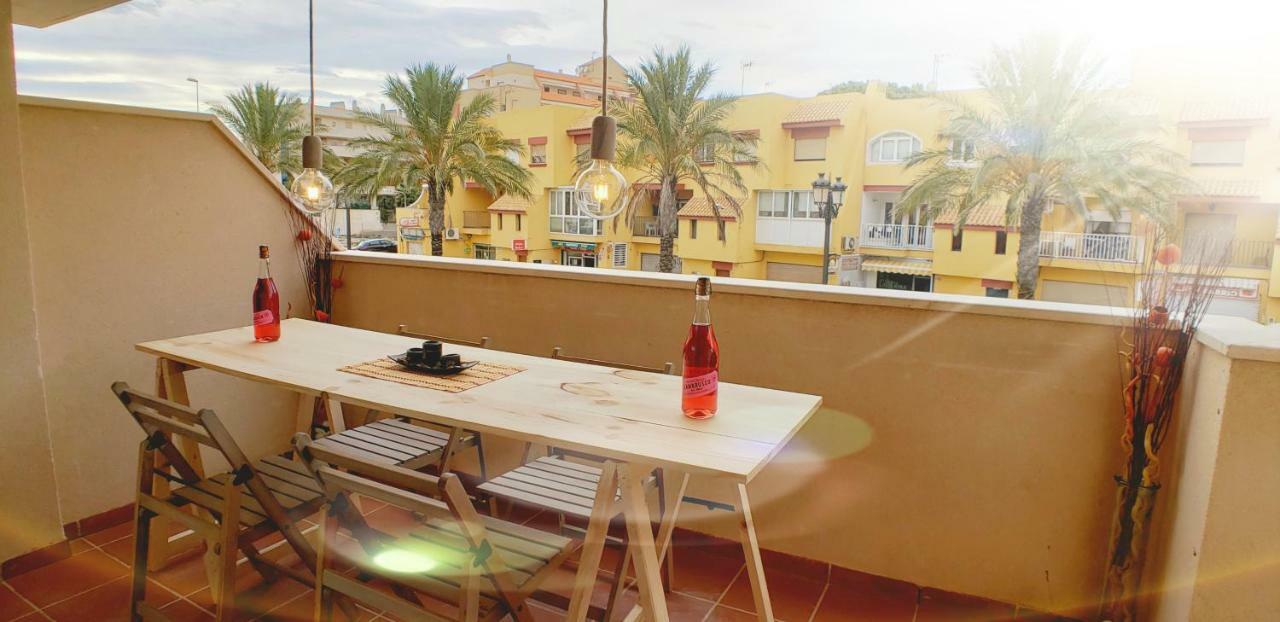 Roquetas Beach House Apartamento Fresco Con Piscina Roquetas de Mar Bagian luar foto